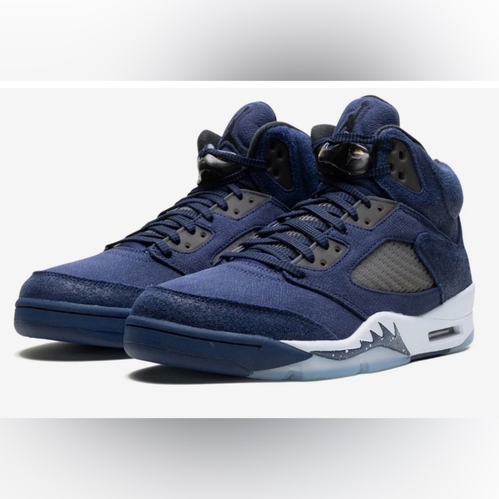 Jordan Air Retro 5 Navy Blue Men’s Sneakers